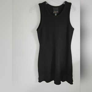 Mcginn Black Sleeveless Knit Dress